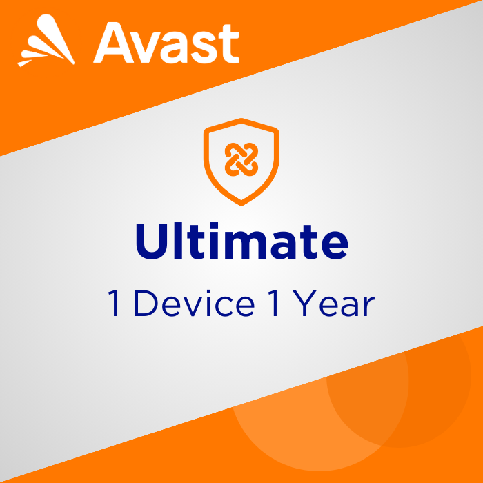 Avast Ultimate 1 device 1 year, front cover