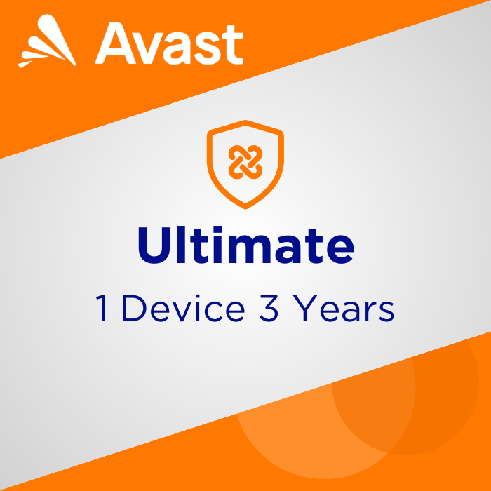 Avast Ultimate 3 Devices 1 Year, front cover