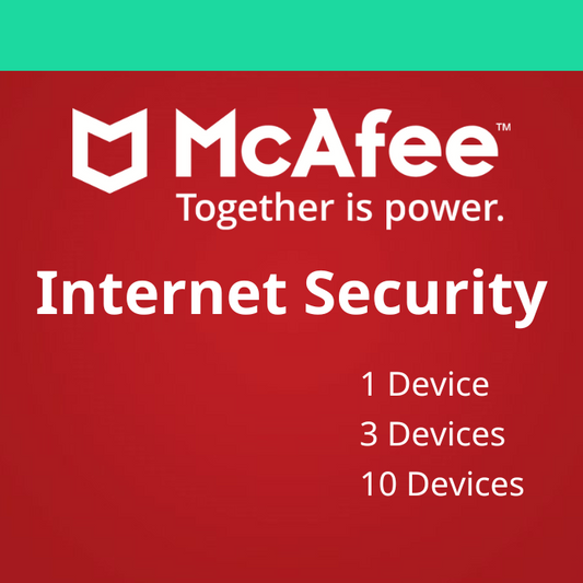 McAfee Internet Security, front cover