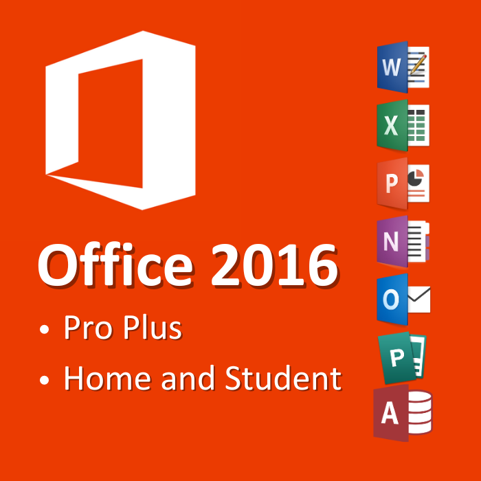 Microsoft Office 2016, front cover