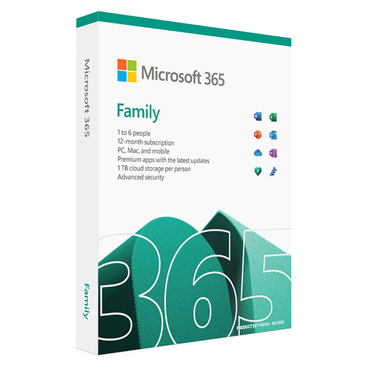 Microsoft office365 Family, front cover